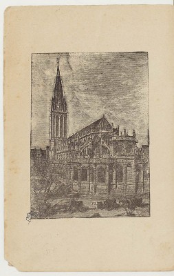 Eglise Saint-Pierre de Caen, Eugène Liot, E. Adeline, 1892