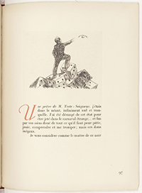 Album de Monsieur Teste, par Paul Valéry. Avec des gravures de l'auteur, Éditions de la Galerie Charpentier, 1945 