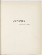 Charmes, 1922