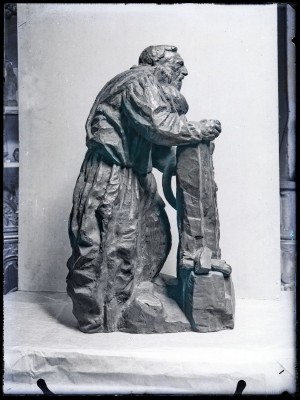 Rodin au travail, bronze, 1909